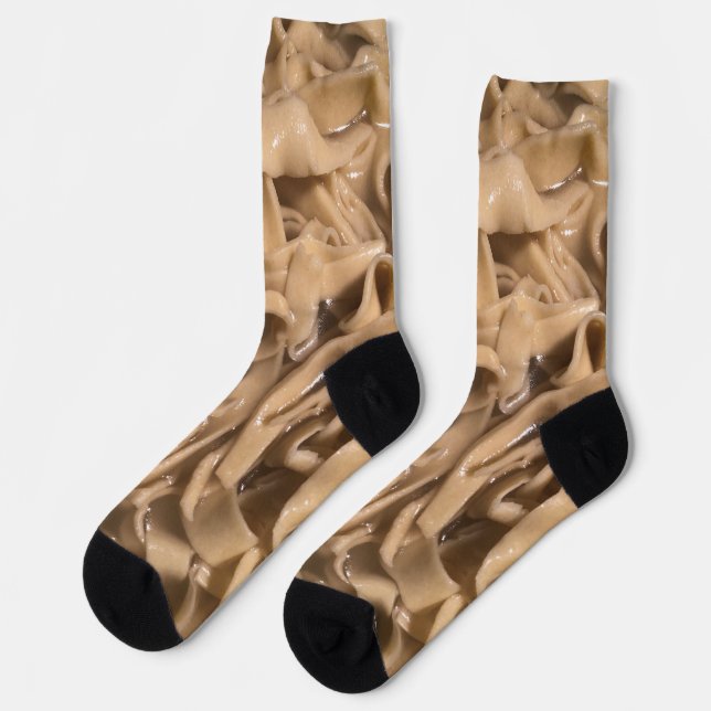 Chaussette Noodle artisanal dans le chef d'eau bouillante (Gauche)