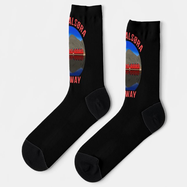 Chaussette Norvège Sunndalsøra Voyage Norvège (Gauche)