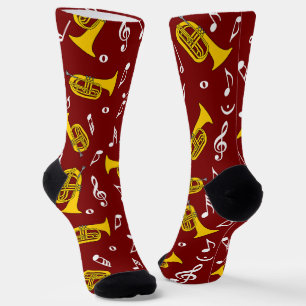 Chaussette *Notes de musique Baritone Marching