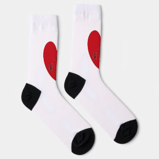 Chaussette Notes musicales dans le coeur, Chaussettes d'équip