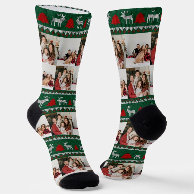 Chaussette Notre premier Noël en tant que Monsieur et Madame  (Angulaire)