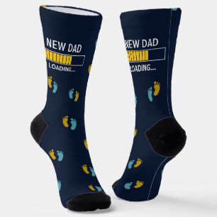 Chaussette Nouveau père Chargement...   Empreinte bébé mignon