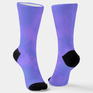 Chaussette Nuages de tempête bleue