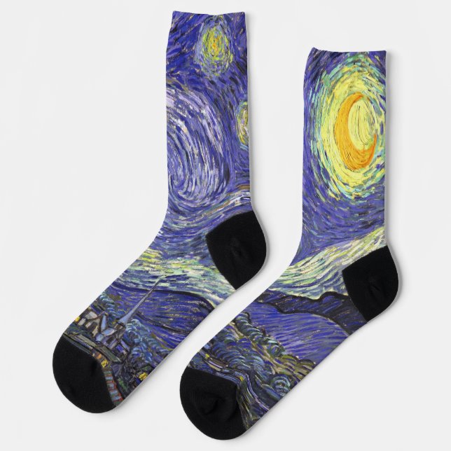 Chaussette Nuit étoilée par Vincent van Gogh (Gauche)