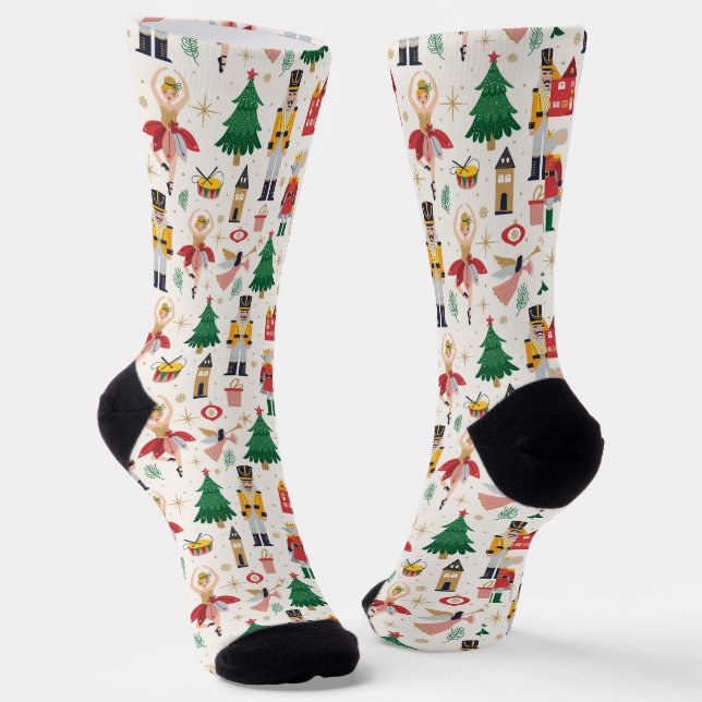 Chaussette Nutcracker Ballet Motif de vacances (Angulaire)