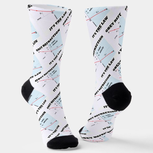 Chaussette Obey Refraction C'est La physique de droit de l'Ét (Angulaire)