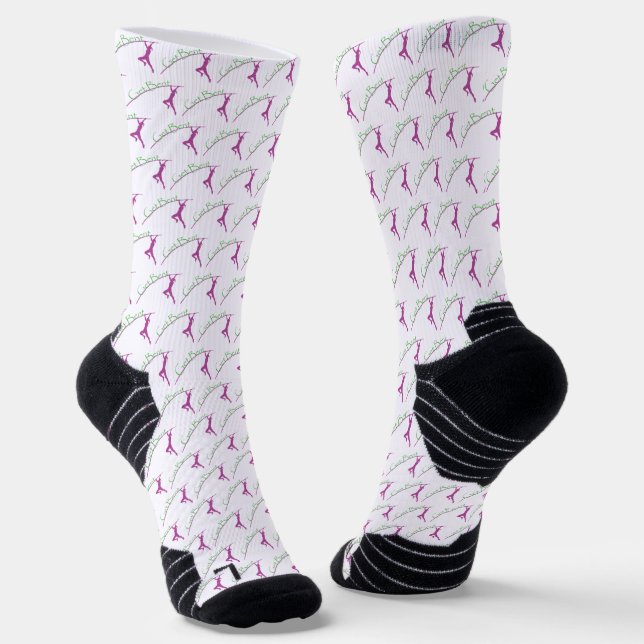 Chaussette Obtenez Bent Femmes Pole Vaulter (Angulaire)