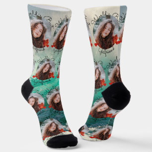 Chaussette Ocean Love - Photo personnalisée