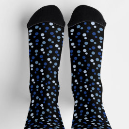 Chaussette Océan Thème nautique Bleu Noir