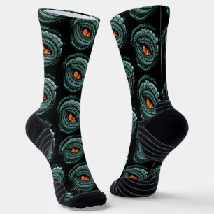 Chaussette Œil de prédateur reptile primal