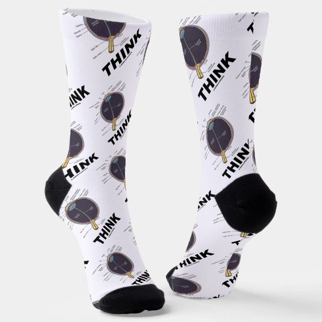 Chaussette Oeil (I) Penser Humour Geek anatomique (Angulaire)