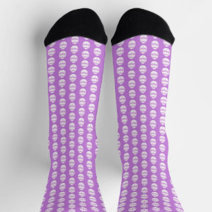 Chaussette Oeuf de Pâques violet