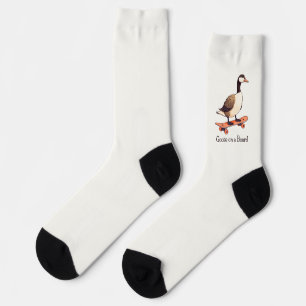 Chaussette Oie sur un conseil