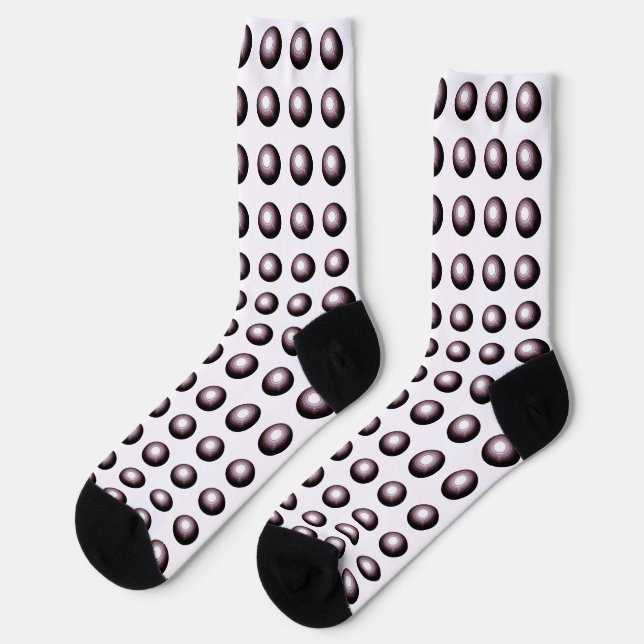 Chaussette Optical Illusion Fun Full of Holes Robotics (Gauche)