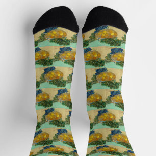 Chaussette Oranges et citrons avec gants bleus de Van Gogh