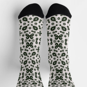 Chaussette Orbitales de chimie organique noir blanc orgo