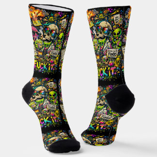Chaussette Où acheter des chaussettes cool 00388 F-Bomb Chaus