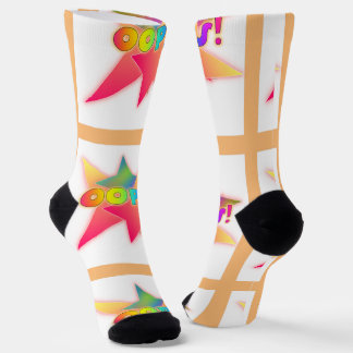 Chaussette Oups ! Chaussettes Cabines Jargon pour bande dessi