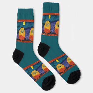 Chaussette Owl "Art by Kids"