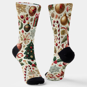Chaussette Paillet et scintillement
