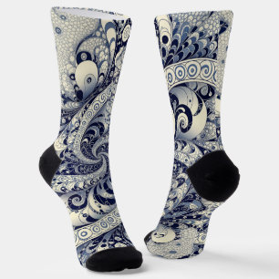 Chaussette Paisley Exotique Élégant