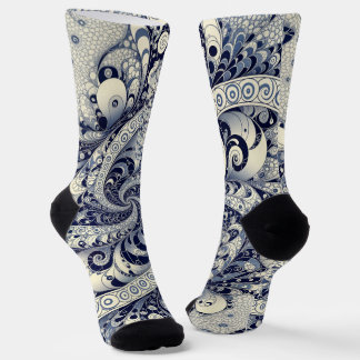 Chaussette Paisley Exotique Élégant