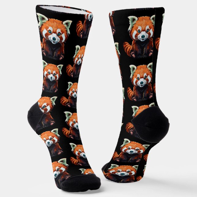 Chaussette Panda roux (Angulaire)
