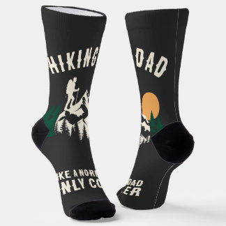Chaussette Papa de randonnée personnalisé comme un papa norma