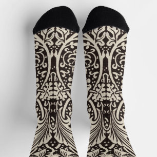 Chaussette Papier peint floral Narcisse William Morris