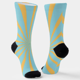 Chaussette papier rayé chaussettes