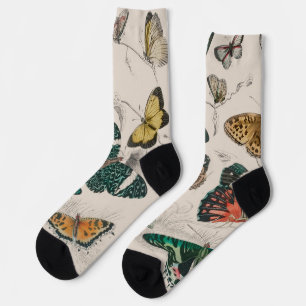 Chaussette Papillons Collection Antique Papillons