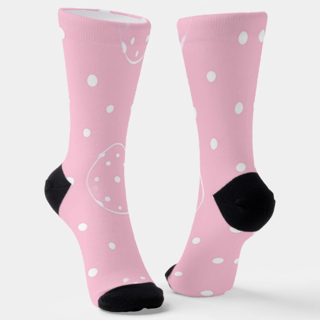 Chaussette Parade rose Polka (Angulaire)