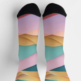 Chaussette Pastel Paradise Stripes Collection de Sacs pour Fe