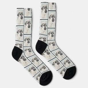 Chaussette Pasteur anatolien Peinture de la Faune de Chien Ar