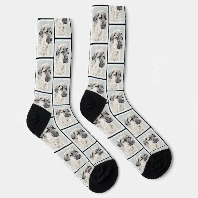 Chaussette Pasteur anatolien Peinture de la Faune de Chien Ar (Droite)