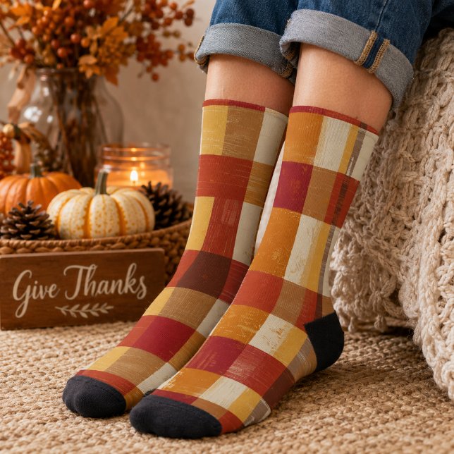 Chaussette Patchwork de la maison (Créateur téléchargé)