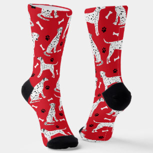 Chaussette Pâtes et os dalmatiens