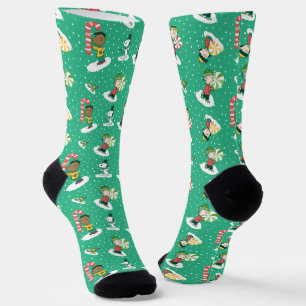 Chaussette Peanuts Peppermint Dreams Snowflake Motif