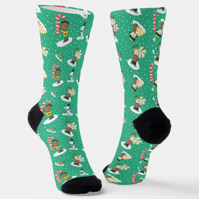 Chaussette Peanuts Peppermint Dreams Snowflake Motif (Angulaire)