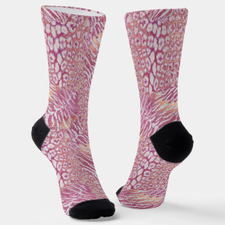 Chaussette Peau de tigre léopard tendance