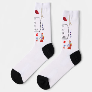 Chaussette Peins-moi comme une de tes filles françaises - est