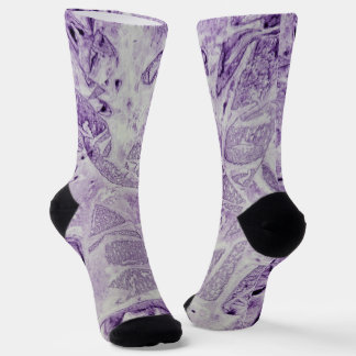 Chaussette Peinture Abstraite violette