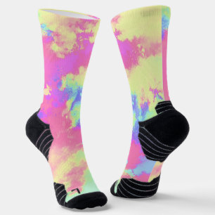 Chaussette Peinture arc-en-ciel