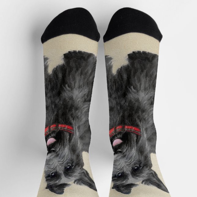 Chaussette Peinture écossaise Terrier - Cute Original Chien A (Haut)