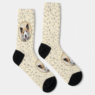 Chaussette Peinture islandaise pour chien de mer - Art origin