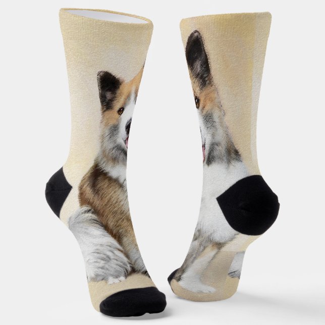 Chaussette Peinture islandaise pour chien de mer - Art origin (Angulaire)