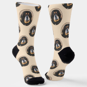 Chaussette Peinture tibétaine Mastiff art de chien animal de 