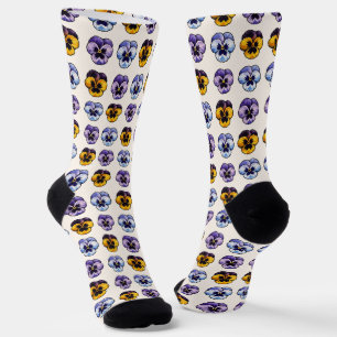 Chaussette Pensées