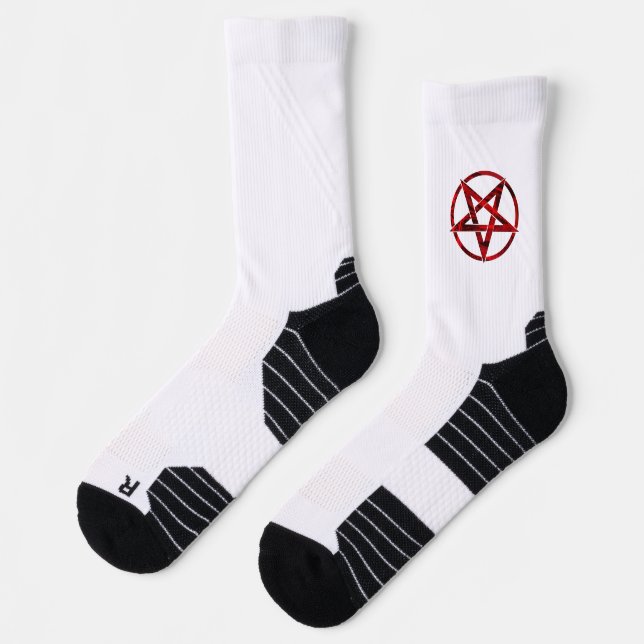 Chaussette Pentagram Red Devil (Gauche)