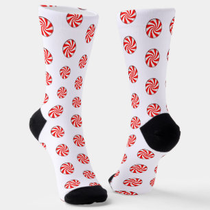 Chaussette Peppermenthe Candies Noël